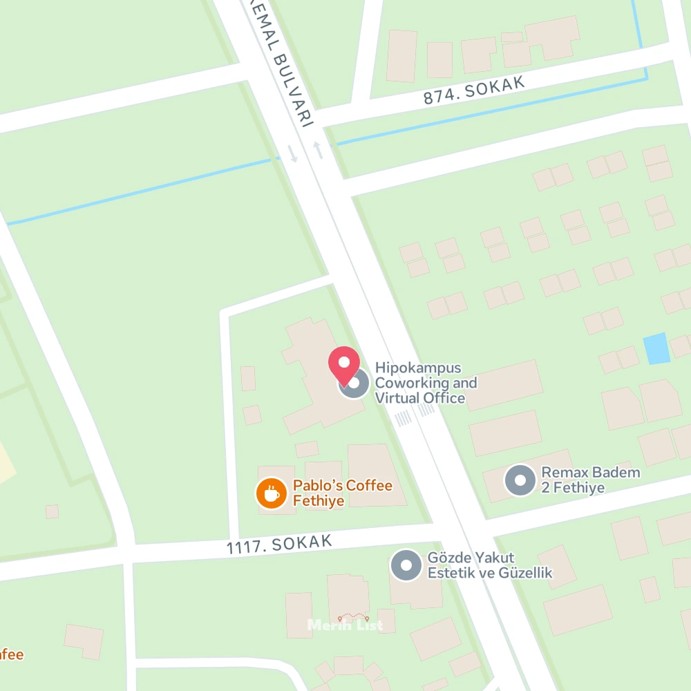 Hipokampüs Coworking konum